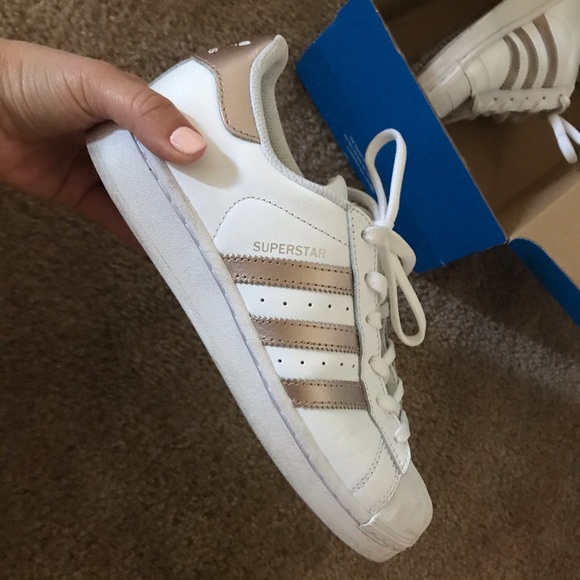 adidas Shoes | Superstar Rose Gold | Poshmark ADIDAS SUPERSTAR ROSE GOLD